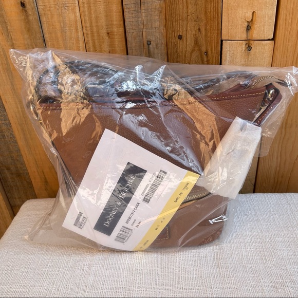 DOONEY BOURKE PEBBLE GRAIN ZIP SAC NEW CARAMEL - Picture 12 of 14